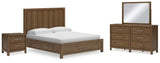 Cabalynn Light Brown Panel Bedroom Set view 2