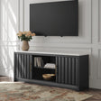 Cadmori Black/White 63" TV Stand from Decor Furniture