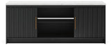 Cadmori Black/White 63" TV Stand view 7