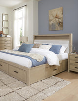 Calmoro Gray Bookcase Bedroom Set from Decor Furniture
