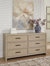 Calmoro Gray Bookcase Bedroom Set King 3: Bed, Dresser, Mirror from Decor Furniture