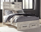 Cambeck Whitewash Panel Bedroom Set Full 4: Bed, Dresser, Mirror, Chest from Decor Furniture