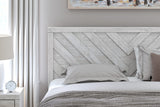 Cayboni Whitewash Panel Bedroom Set variant image