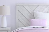Cayboni Whitewash Panel Bedroom Set variant image