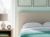 Cielden Soft Gray Upholstered Bedroom Set Full 3: Bed, Dresser, Mirror from Decor Furniture