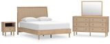 Cielden Two-tone Panel Bedroom Set from Decor Furniture
