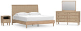 Cielden Two-tone Panel Bedroom Set view 2