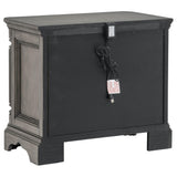 Cresswell 3-drawer Nightstand Bedside Table Weathered Taupe view 6