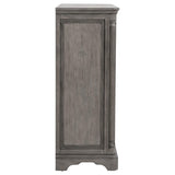 Cresswell 4-drawer Door Chest with Hidden Storage Weathered Taupe view 7