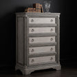 Cresswell 5-drawer Chest of Drawers Weathered Taupe view 2