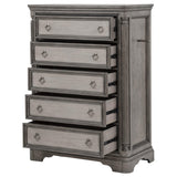 Cresswell 5-drawer Chest of Drawers Weathered Taupe view 5