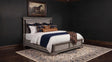 Cresswell Eastern King Upholstered Panel Bed Weathered Taupe view 2