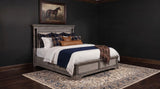 Cresswell Eastern King Upholstered Panel Bed Weathered Taupe view 12