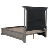 Cresswell Eastern King Upholstered Storage Platform Bed Weathered Taupe view 7