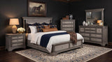 Cresswell Eastern King Upholstered Storage Platform Bed Weathered Taupe view 15