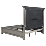 Cresswell Queen Upholstered Panel Bed Weathered Taupe view 4