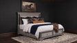 Cresswell Queen Upholstered Storage Platform Bed Weathered Taupe view 2