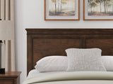 Danabrin Brown Panel Storage Bedroom Set Full 3: Bed, Dresser, Mirror from Decor Furniture