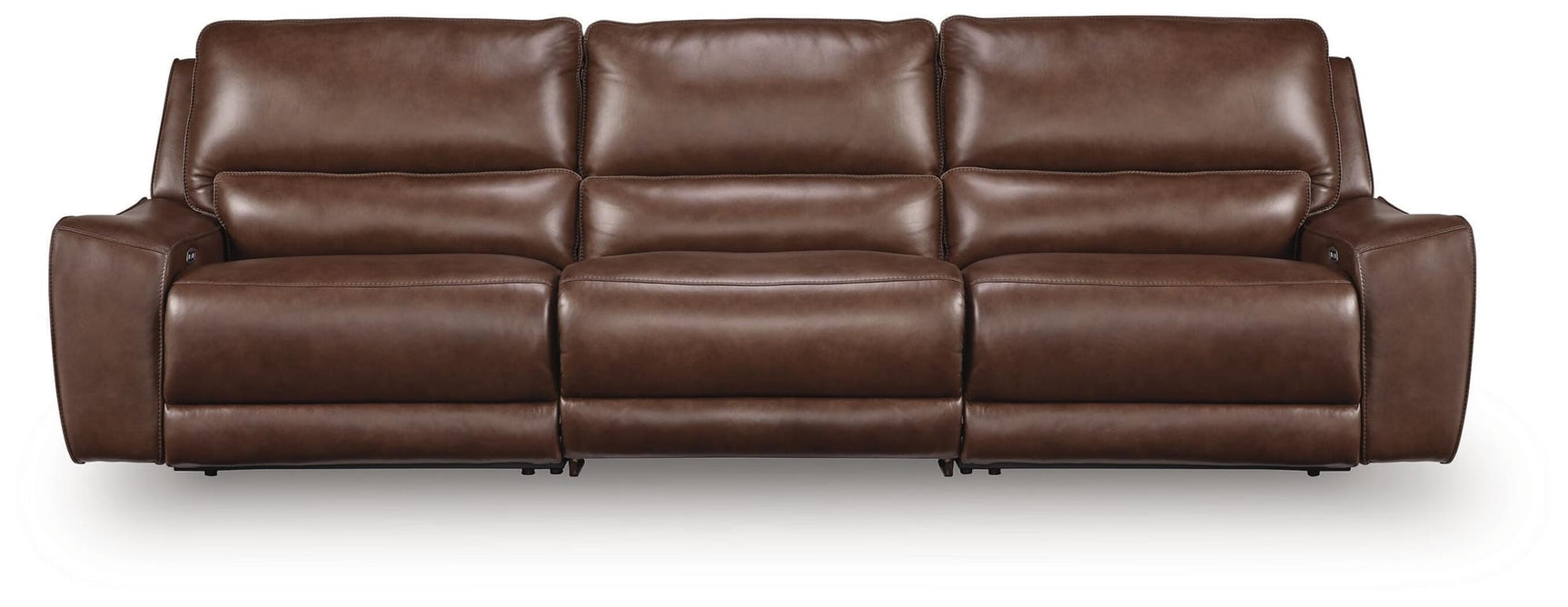 DeepWakes Canyon Leather 3-Piece Power Reclining Sectional view 3