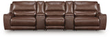 DeepWakes Canyon Leather 5-Piece Power Reclining Sectional view 4
