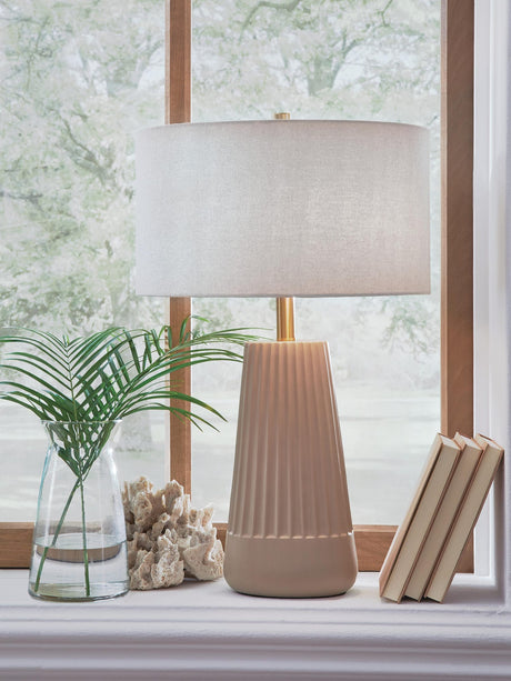Dellner Mocha Table Lamp from Decor Furniture