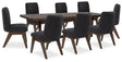 Dilenno Dark Brown Dining Set view 6
