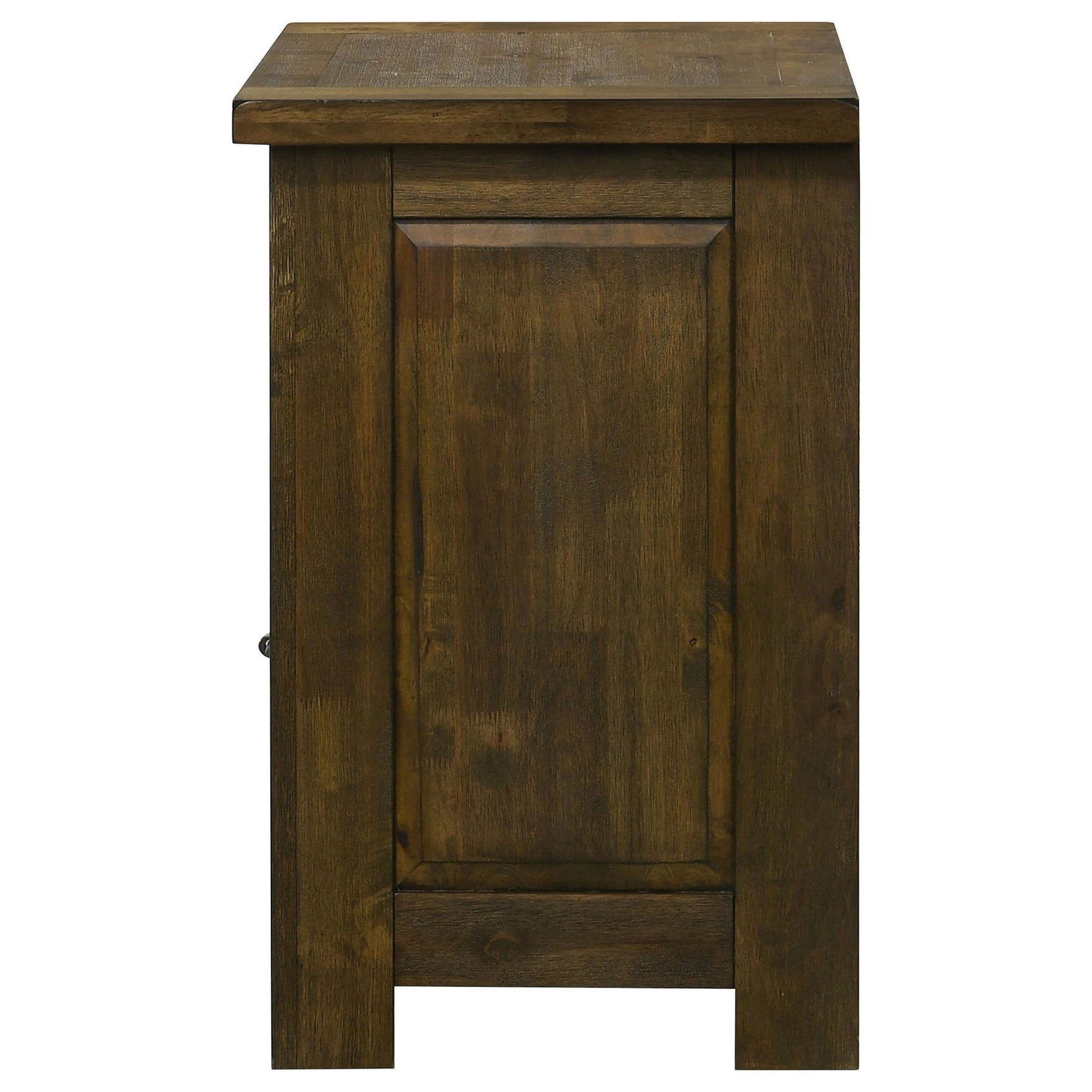 Doherty 1-drawer Nightstand Bedside Table Rustic Brown view 4