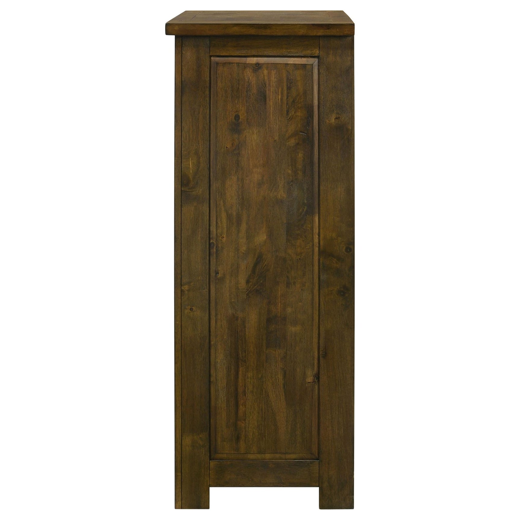 Doherty 5-drawer Chest of Drawers Rustic Brown view 4