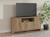 Dovander Brown 63" TV Stand view 2