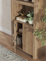 Dovander Brown Display Cabinet detail view