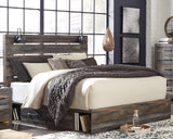Drystan Multi Panel 2 Storage Bedroom Set King 3: Bed, Dresser, Mirror from Decor Furniture