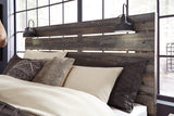Drystan Multi Panel Bedroom Set King 3: Bed, Dresser, Mirror from Decor Furniture