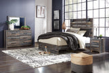 Drystan Multi Panel Bedroom Set Queen 4: Bed, Dresser, Mirror, NightStand from Decor Furniture