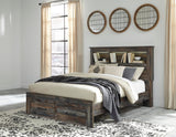Drystan Multi Panel Bedroom Set Queen 3: Bed, Dresser, Mirror from Decor Furniture