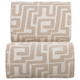 Eimer Geometric Jacquard Accent Chair Camel view 2
