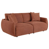 Elysia Fabric Upholstered Modular Lounge Loveseat Coral from Decor Furniture