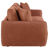 Elysia Fabric Upholstered Modular Lounge Loveseat Coral view 8