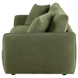 Elysia Fabric Upholstered Modular Lounge Loveseat Green view 5