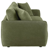 Elysia Fabric Upholstered Modular Lounge Loveseat Green view 8