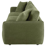 Elysia Fabric Upholstered Modular Lounge Sofa Green view 5