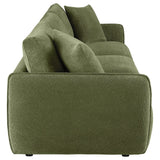 Elysia Fabric Upholstered Modular Lounge Sofa Green view 8