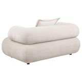 Eskola 2-Piece Chenille Sofa and Accent Chair Set Ivory view 5