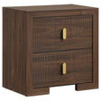Etienne 2-drawer Nightstand Bedside Table Walnut from Decor Furniture