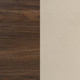 Etienne Full Velvet Upholstered Panel Bed Walnut view 9