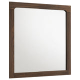 Etienne Rectangular Dresser Mirror Walnut from Decor Furniture
