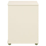 Evren 4-cubby Horizontal Bookcase with Natural Interior Off White view 5