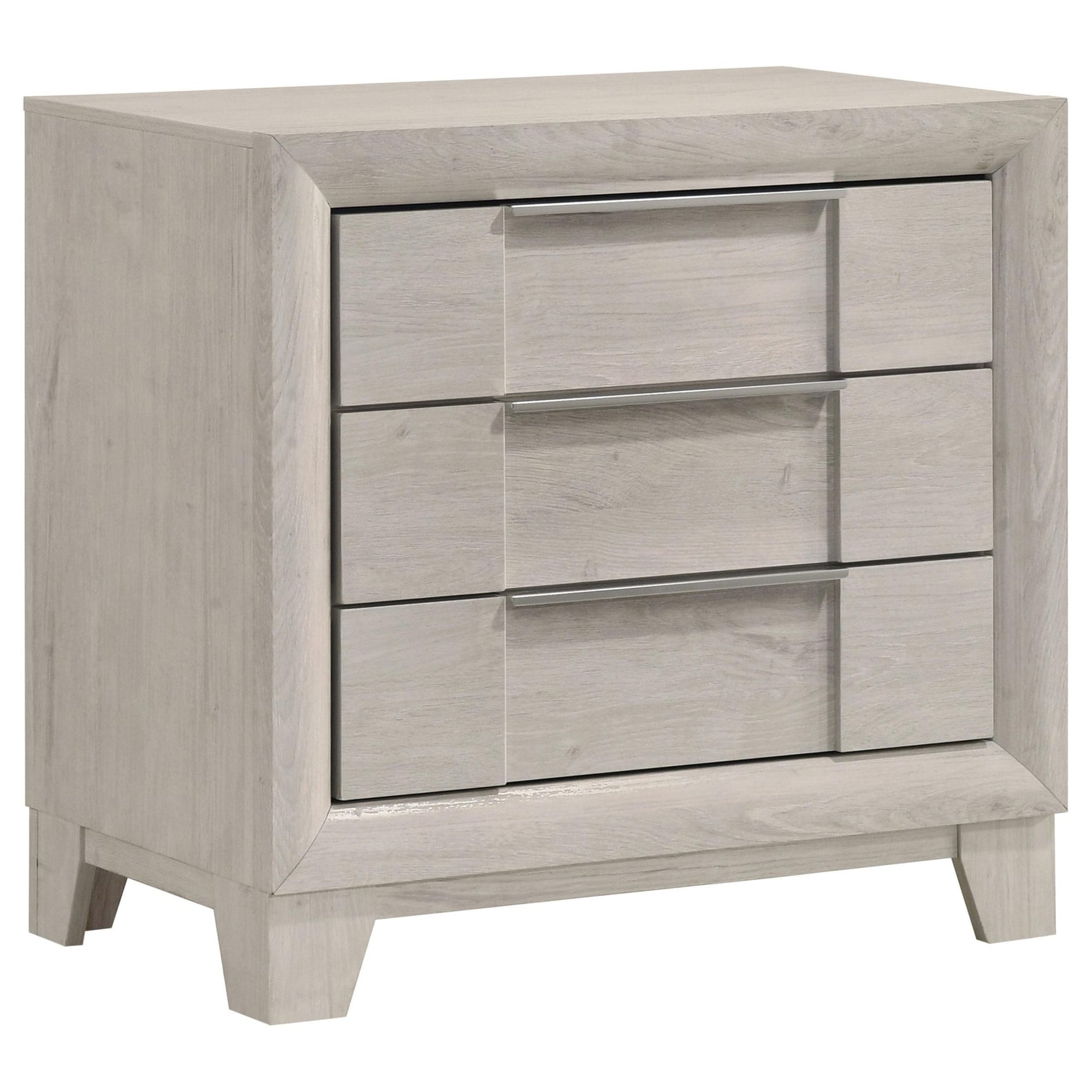Farre 2-drawer Nightstand Bedside Table Washed Grey from Decor Furniture