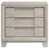 Farre 2-drawer Nightstand Bedside Table Washed Grey view 3