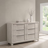Farre 6-drawer Dresser Washed Grey view 2