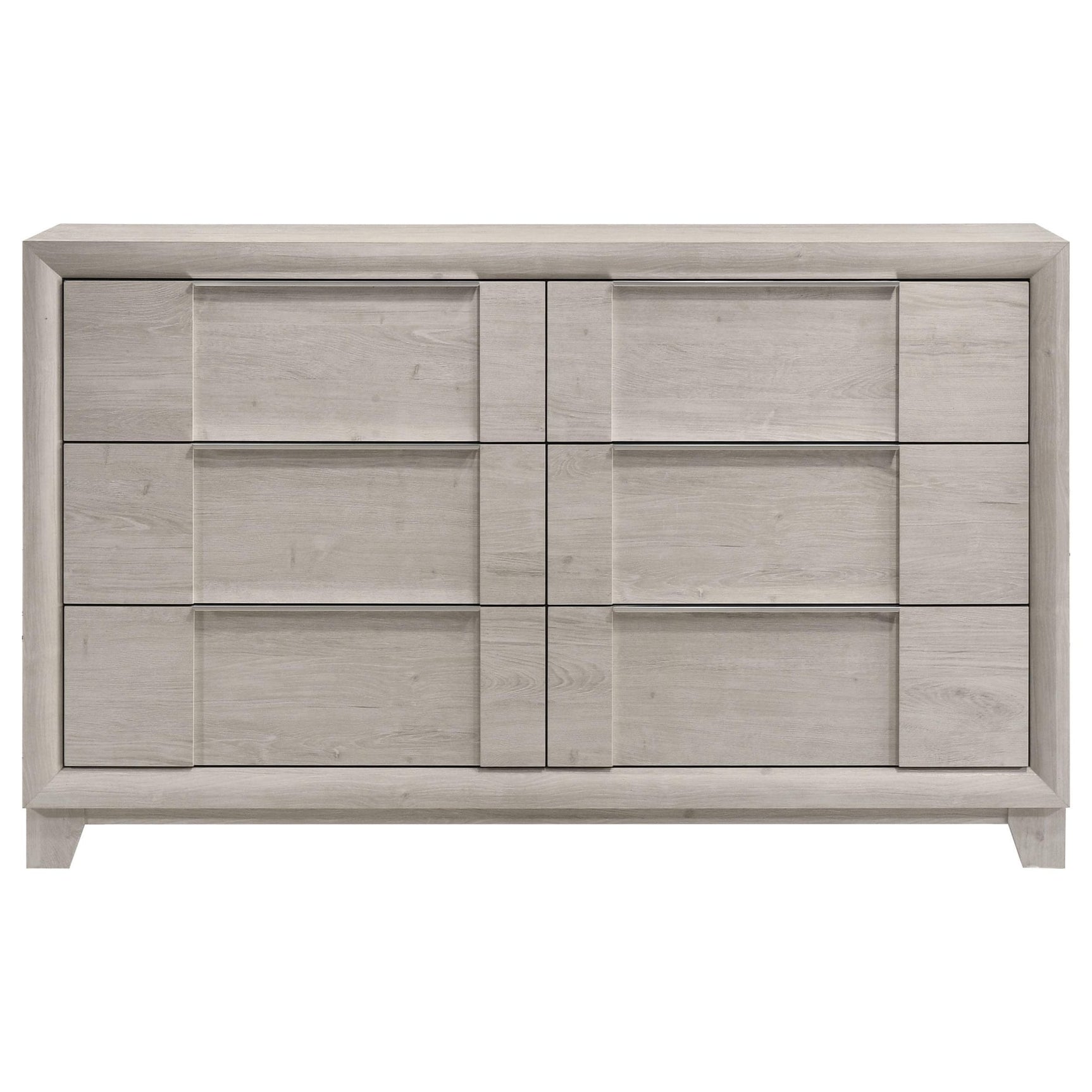 Farre 6-drawer Dresser Washed Grey view 3